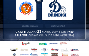 La Dinamo Brindisi verso i playoff: tutto pronto per la gara contro la Virtus Molfetta