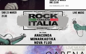 Un mese di eventi rock al Posto 55 di Oria