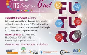 Programma Sistema ITS Puglia, la Fondazione Aerospazio Puglia promuove la terza tappa a Francavilla Fontana