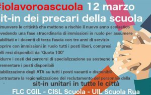 #iolavoroascuola: domani a Brindisi sit-in dei lavoratori precari della scuola
