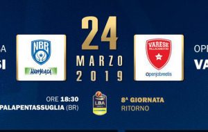 Happy Casa Brindisi-Varese: da oggi biglietti in vendita. Tutti i prezzi