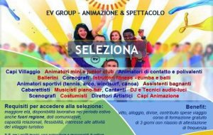 Recruting Day: il 20 Marzo selezioni per la ricerca di animatori e istruttori