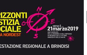 A Brindisi il 21 Marzo appuntamento con la XXIV Giornata della Memoria e dell’Impegno in ricordo delle vittime innocenti delle mafie