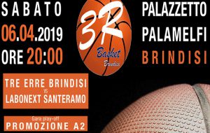 Sabato la Tre Erre Brindisi si gioca l’accesso alla serie A2