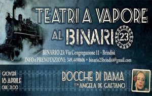 Bocche di Dama: giovedì 18 Angela De Gaetano a Teatri a Vapore