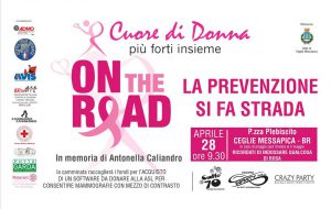 A Ceglie Messapica camminata in rosa per raccogliere fondi e sensibilizzare sui temi della prevenzione