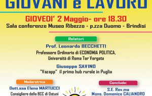 Giovani e lavoro, buone pratiche e prospettive: se ne parla giovedì 2 con il prof. Leonardo Vecchetti e Giuseppe Savino