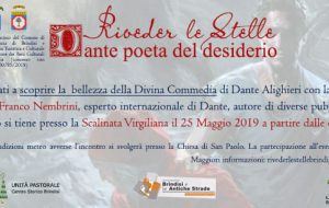 A riveder le stelle: Sabato 25 lettura di Dante alla Scalinata Virgiliana