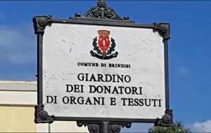 Da oggi Brindisi ha il suo Giardino dei Donatori di Organi e Tessuti, un successo l’intitolazione curata dall’Aido Comunale