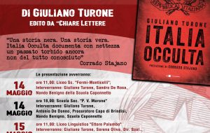 Si presenta a Brindisi il libro “Italia Occulta” di Giuliano Turone