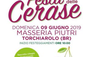 Domenica a Masseria Piutri la prima edizione della “Festa delle Cerase”