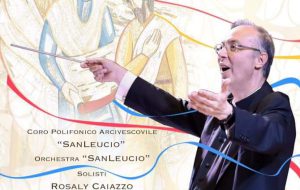 Mons. Marco Frisina dirige coro e orchestra per i 25 anni del del Coro Polifonico Arcivescovile “San Leucio”