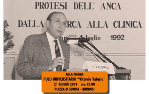 Ricordando il Prof Valerio: oggi al Di Summa il ricordo degli amici della Orto-riabilitazione
