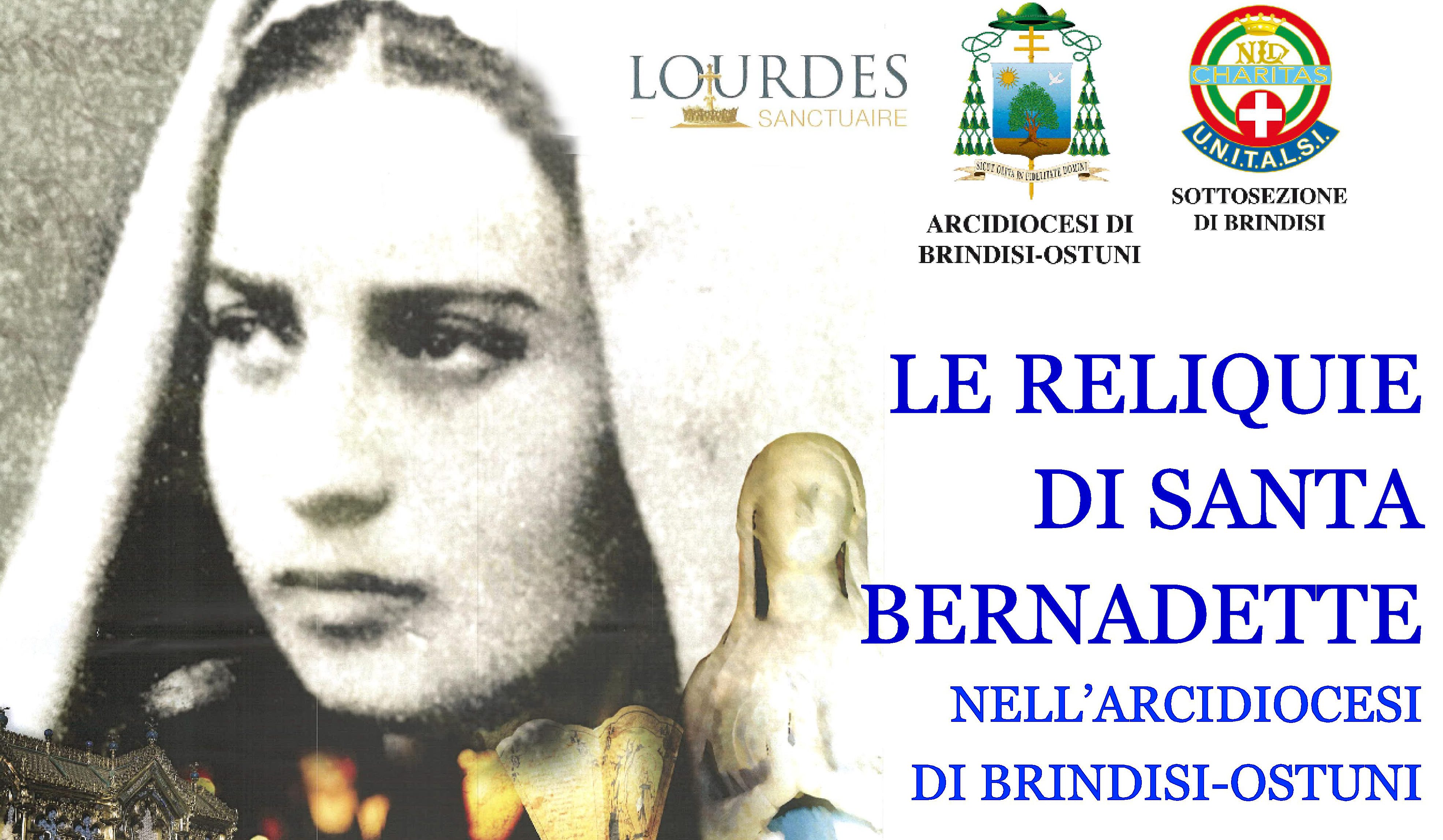 Da Lourdes A Brindisi Le Reliquie Di Santa Bernadette Brindisi Brundisium Net