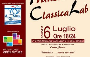 Sabato 6 la seconda edizione di “Francavilla Classica Lab”