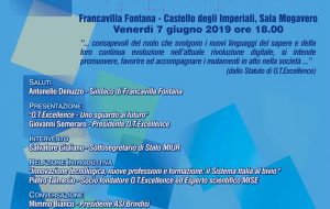 Domani a Castello Imperiali incontro su “Innovazione tecnologica, nuove professioni e formazione: il Sistema Italia al bivio”