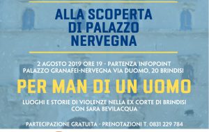 Per man di un uomo: visita guidata al Palazzo Nervegna con letture di sensibilizzazione contro il femminicidio