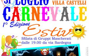 Oggi il Carnevale Estivo di Villa Castelli