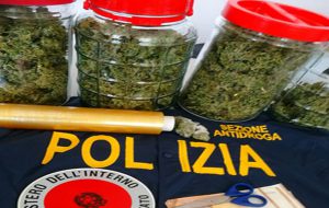 Arrestato 28enne brindisino: in casa aveva 750 grammi di marijuana