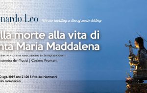 Giovedì la prima del “Barocco Festival”: a San Vito c’è «Dalla morte alla vita di Santa Maria Maddalena»