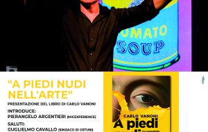 Il critico Carlo Vanoni “A piedi nudi nell’arte”