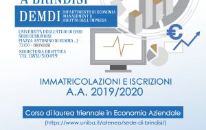 Corso di laurea in Economia Aziendale: mercoledì la presentazione