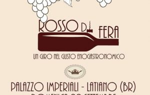 Domenica 29 a Latiano “Rosso di Fera”