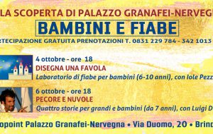 Venerdì e Domenica a Palazzo Granafei-Nervegna “i bambini ed il magico mondo delle fiabe”
