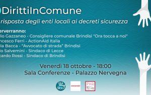 Diritti in Comune: domani l’evento organizzato da Ora tocca a noi