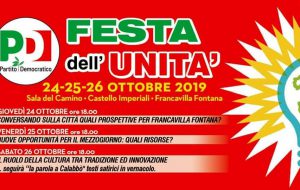 Al via la Festa dell’Unità del Partito Democratico di Francavilla Fontana