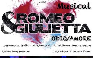 L’8 Novembre a Ceglie il musical “Romeo + Giulietta odio/amore”