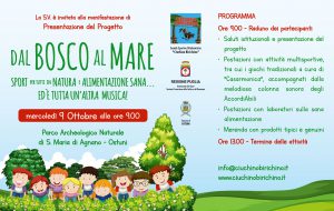 Dal bosco al mare, sport per tutti in natura ed alimentazione sana…ed è tutta un’ altra musica!