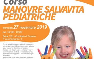 La Croce Rossa Italiana organizza un nuovo Corso di Manovre Salvavita Pediatriche
