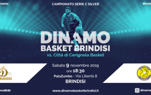 Sabato la Dinamo Brindisi ospita la capolista Cerignola