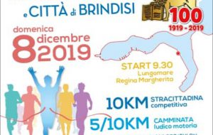 Giovedì la presentazione della XXII Stracittadina Brindisina: si corre l’8 Dicembre