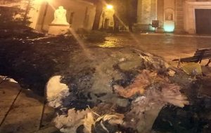 Allerta pioggia e vento: scuole chiuse il 18 comuni della Provincia. Cade albero secolare a Mesagne