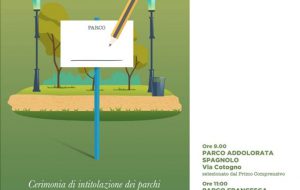 Venerdì 29 novembre cerimonia di intitolazione dei tre parchi cittadini di Francavilla Fontana