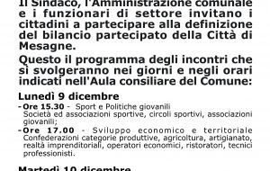 Bilancio di previsione, il Comune di Mesagne coinvolge i cittadini