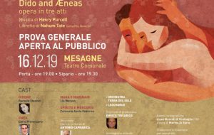 Didone ed Enea – Tra mito e realtà: lunedì 16 prova generale aperta al pubblico al Teatro comunale di Mesagne