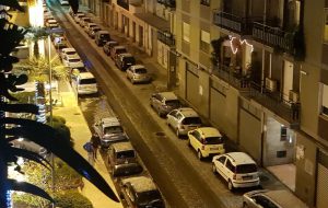 Primi fiocchi di neve a Brindisi