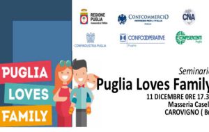 Mercoledì si presenta il marchio di qualità “Puglia Loves Family”