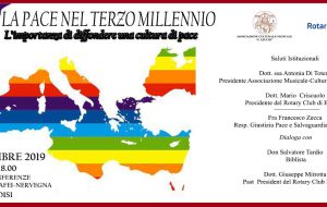 Venerdì 6 a Brindisi tavola rotonda su “la pace nel terzo millennio. L’Importanza di diffondere una cultura di pace”