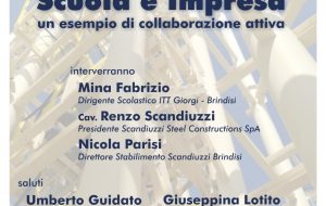 Alternanza Scuola Lavoro: l’ITT Giorgi presenta il progetto con l’azienda Scandiuzzi Steel Constructions Spa