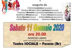 Domani a Fasano concerto per Tonio Leone