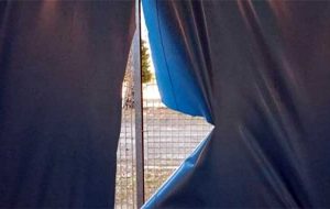 Devastato il tensostatico del Parco Buscicchio, il Comune: “presenteremo esposto in Procura”