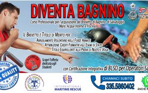 Aperte le iscrizioni al Corso Professionale per Bagnini di Salvataggio.