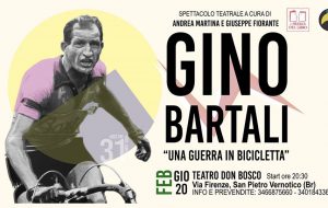 Gino Bartali – Una guerra in bicicletta: il 20 Febbraio la prima al Teatro Don Bosco di San Pietro