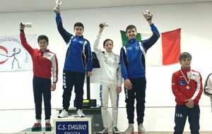 L’Enel Scherma Lame Azzurre al Gran Premio Giovanissimi di Foggia