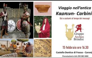 Usi e Costumi al tempo dei Messapi: il Gruppo Archeo al Castello di Carovigno