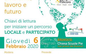 Il Pianeta che speriamo. #Tuttoèconnesso: se ne parla giovedì 6 alle Scuole Pie di Brindisi